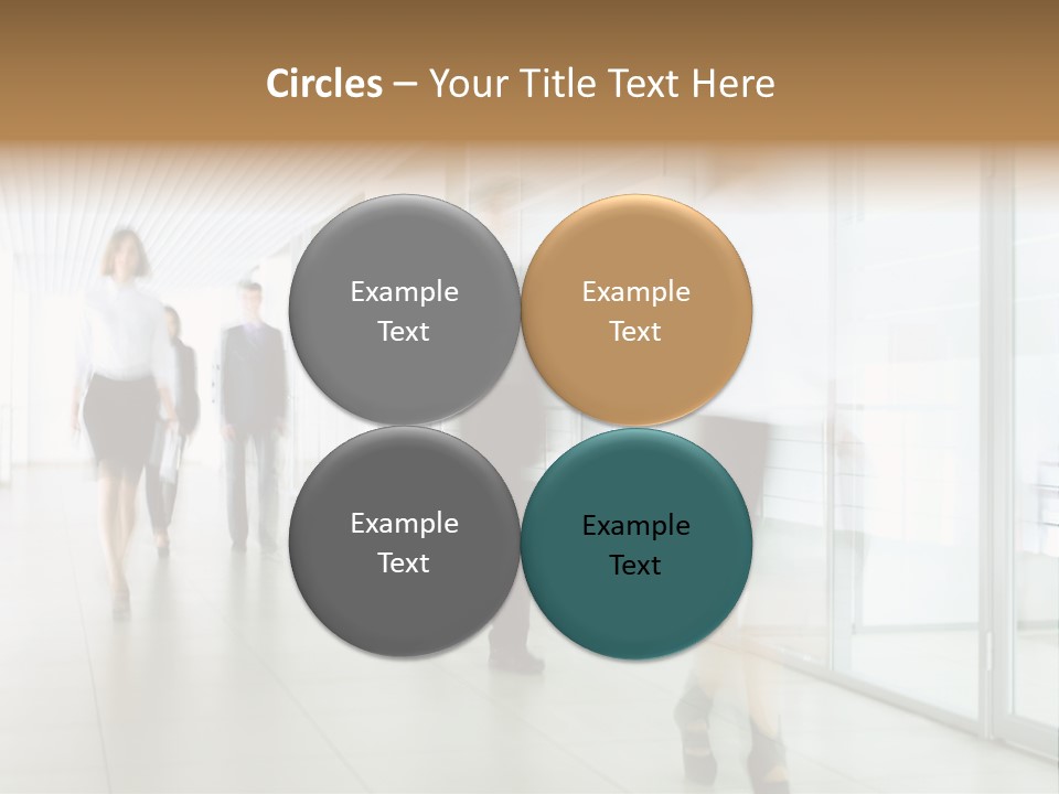 Blurred White  PowerPoint Template