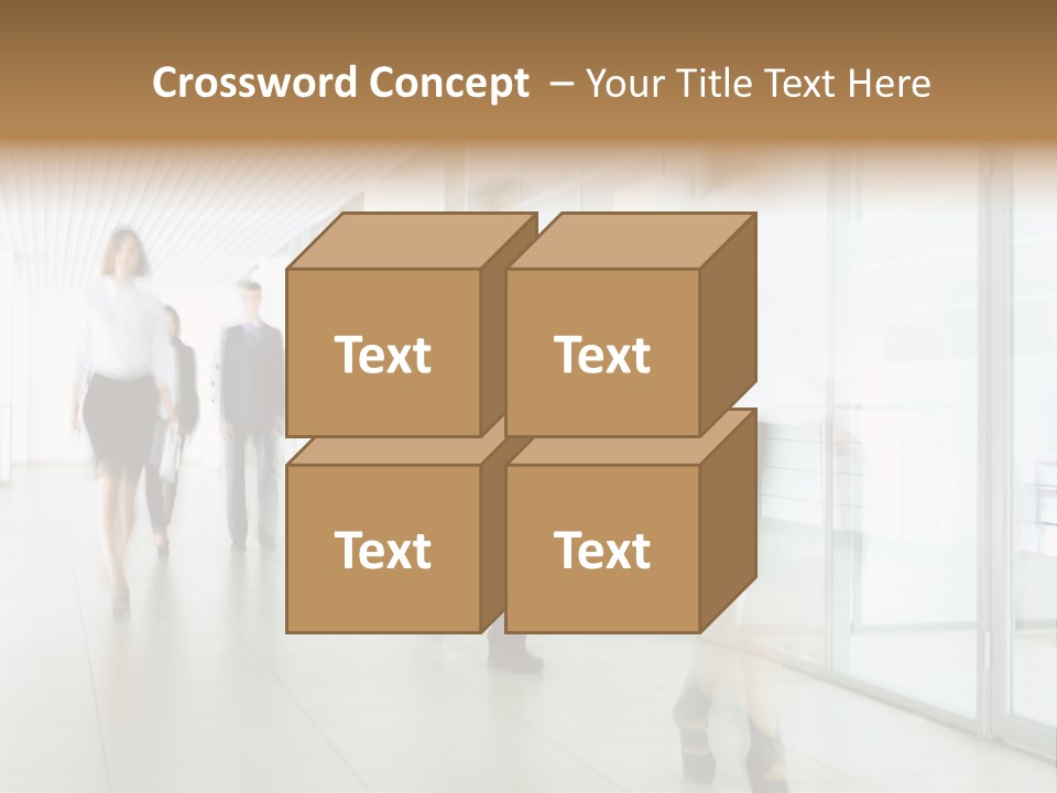 Blurred White  PowerPoint Template