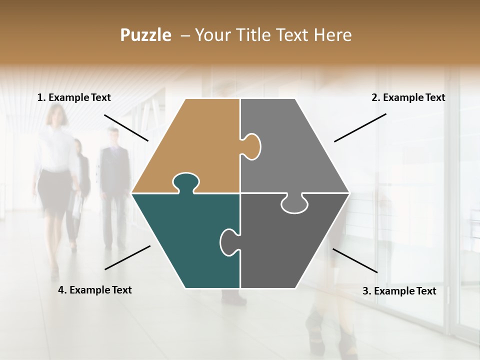 Blurred White  PowerPoint Template