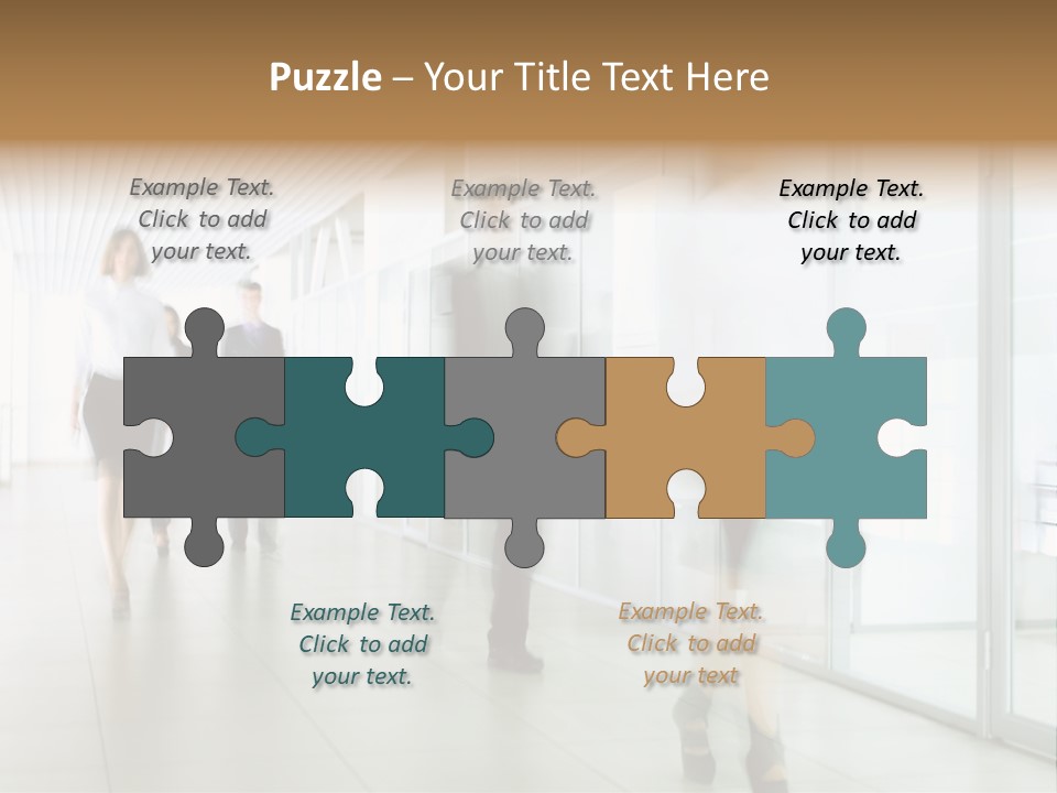 Blurred White  PowerPoint Template