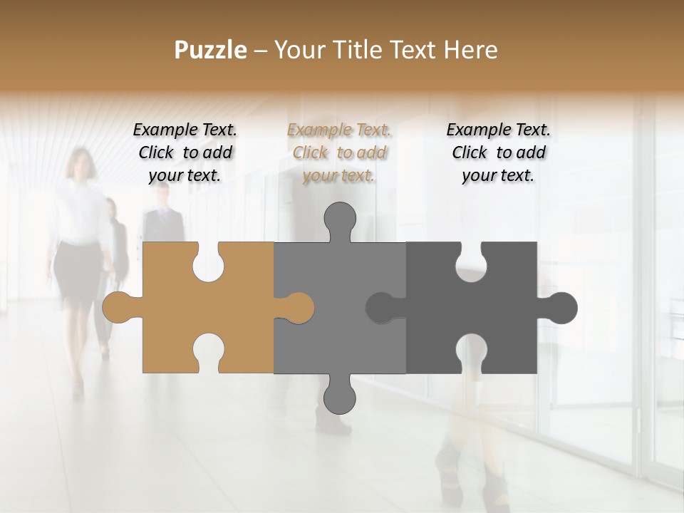 Blurred White  PowerPoint Template