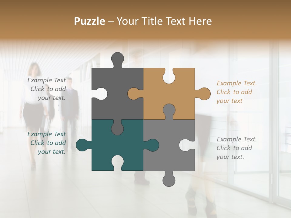 Blurred White  PowerPoint Template