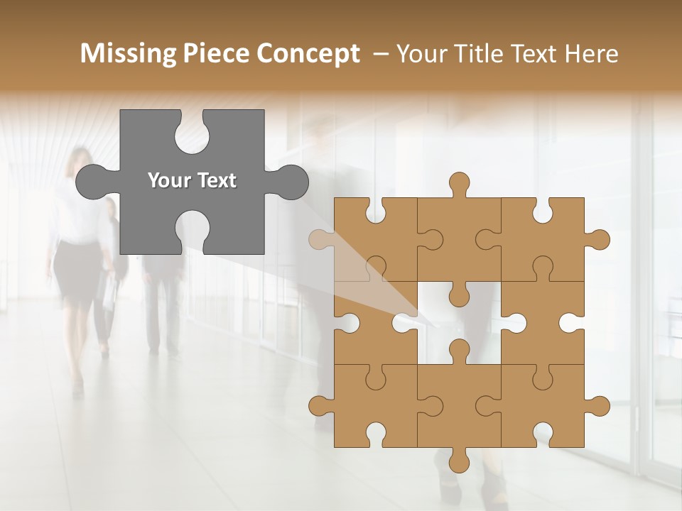 Blurred White  PowerPoint Template