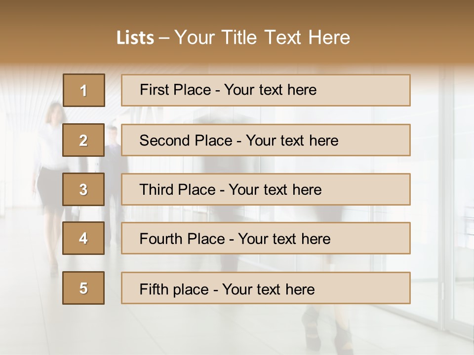 Blurred White  PowerPoint Template