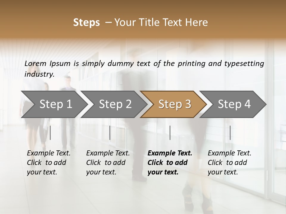 Blurred White  PowerPoint Template