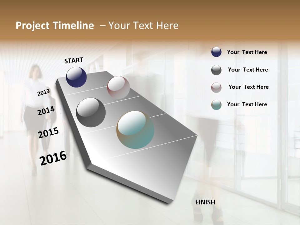 Blurred White  PowerPoint Template