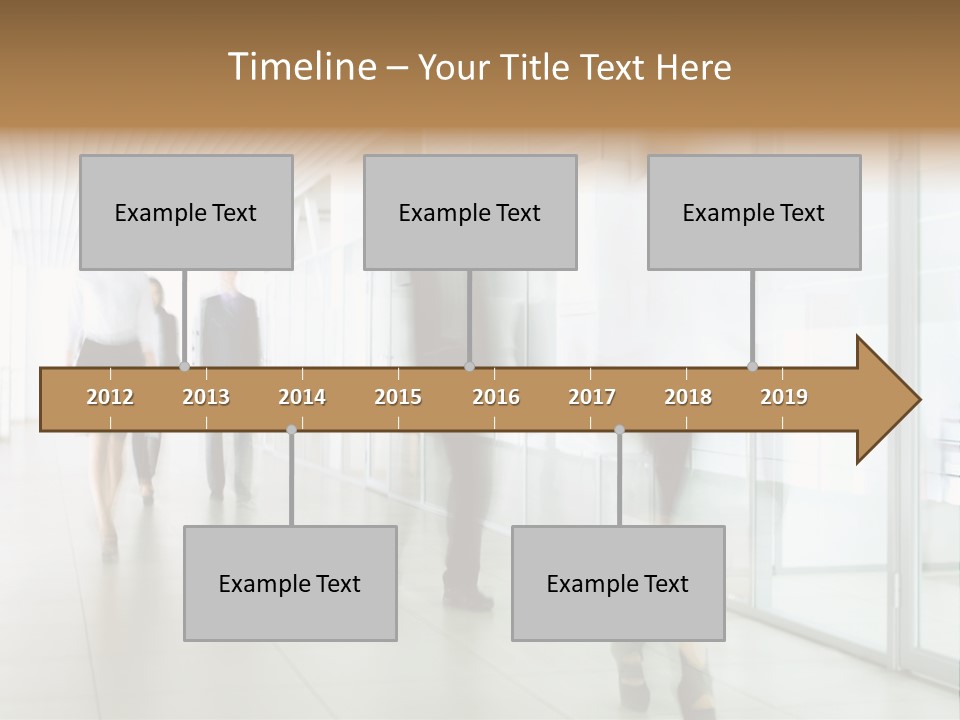 Blurred White  PowerPoint Template