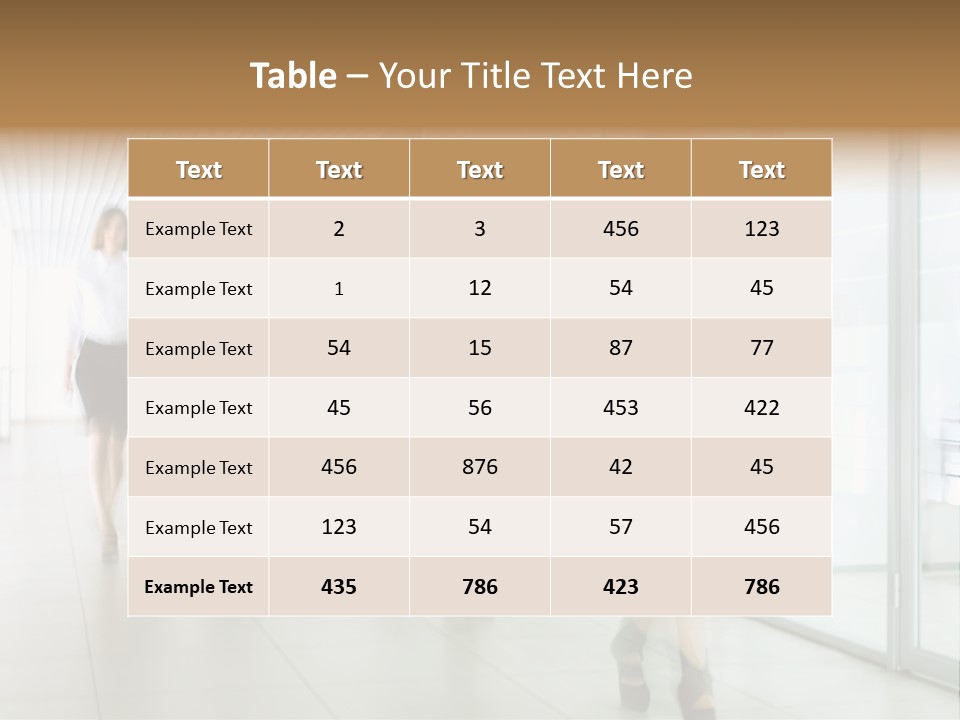 Blurred White  PowerPoint Template