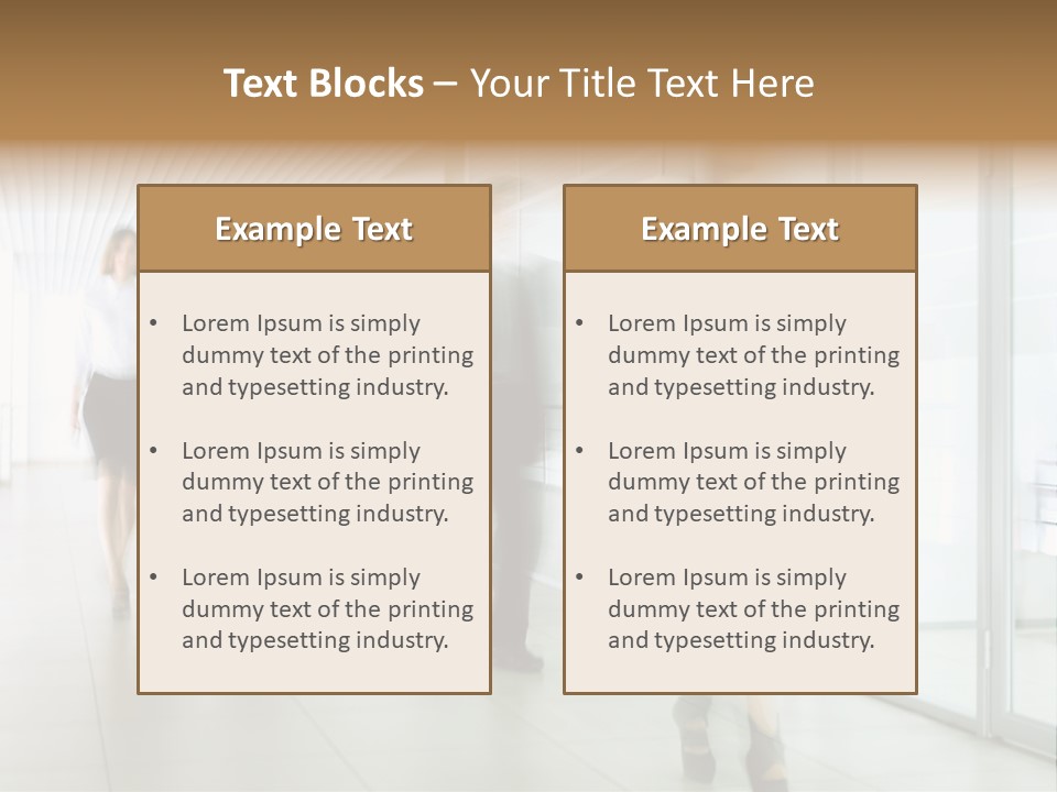 Blurred White  PowerPoint Template
