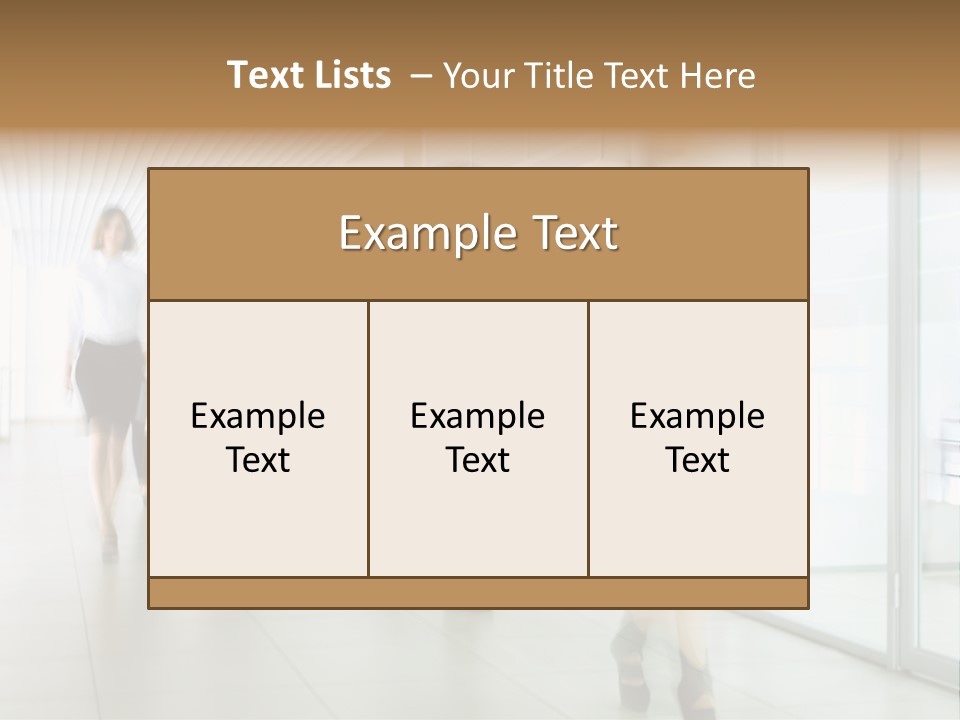Blurred White  PowerPoint Template