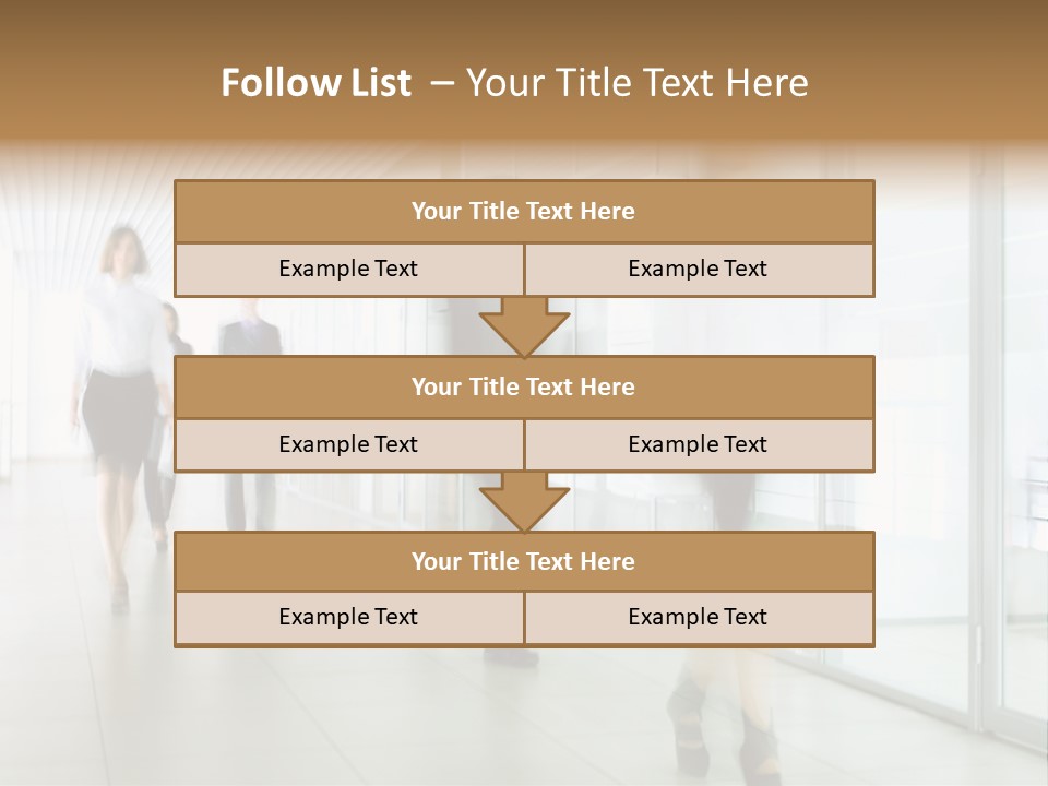 Blurred White  PowerPoint Template