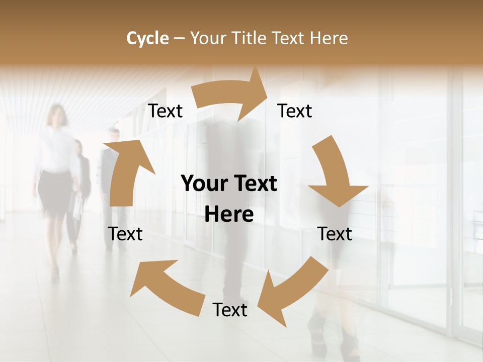 Blurred White  PowerPoint Template