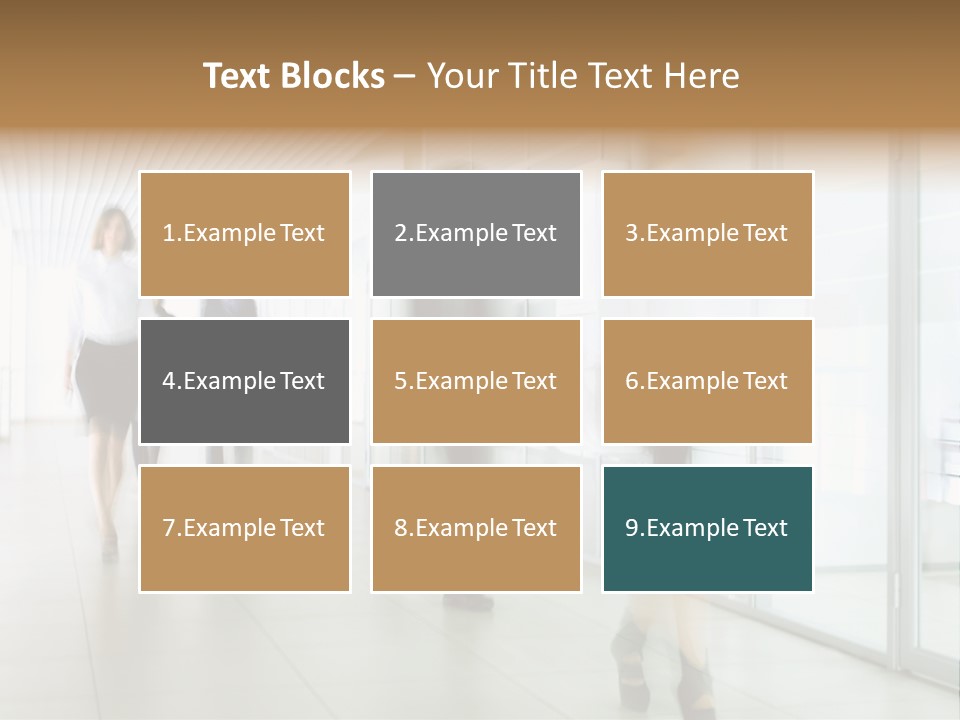 Blurred White  PowerPoint Template