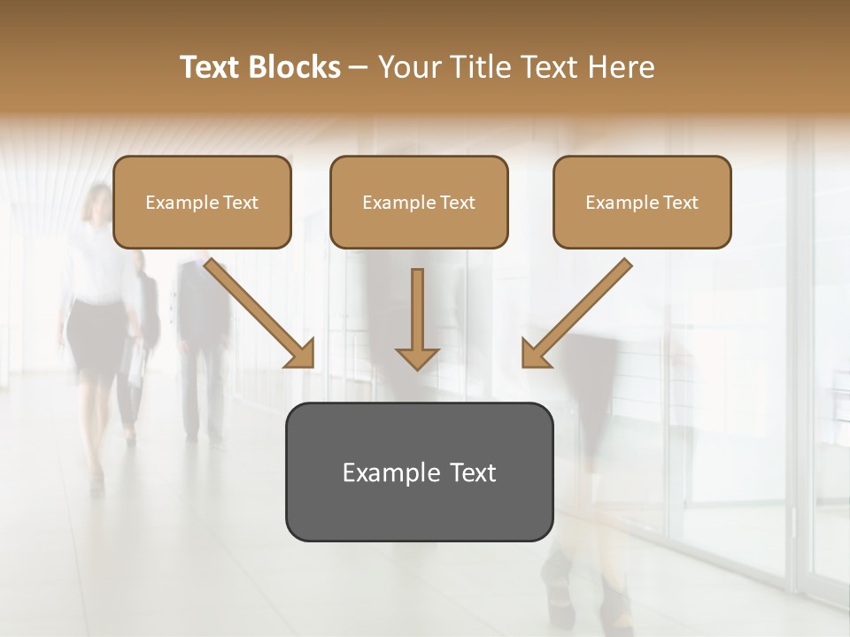 Blurred White  PowerPoint Template