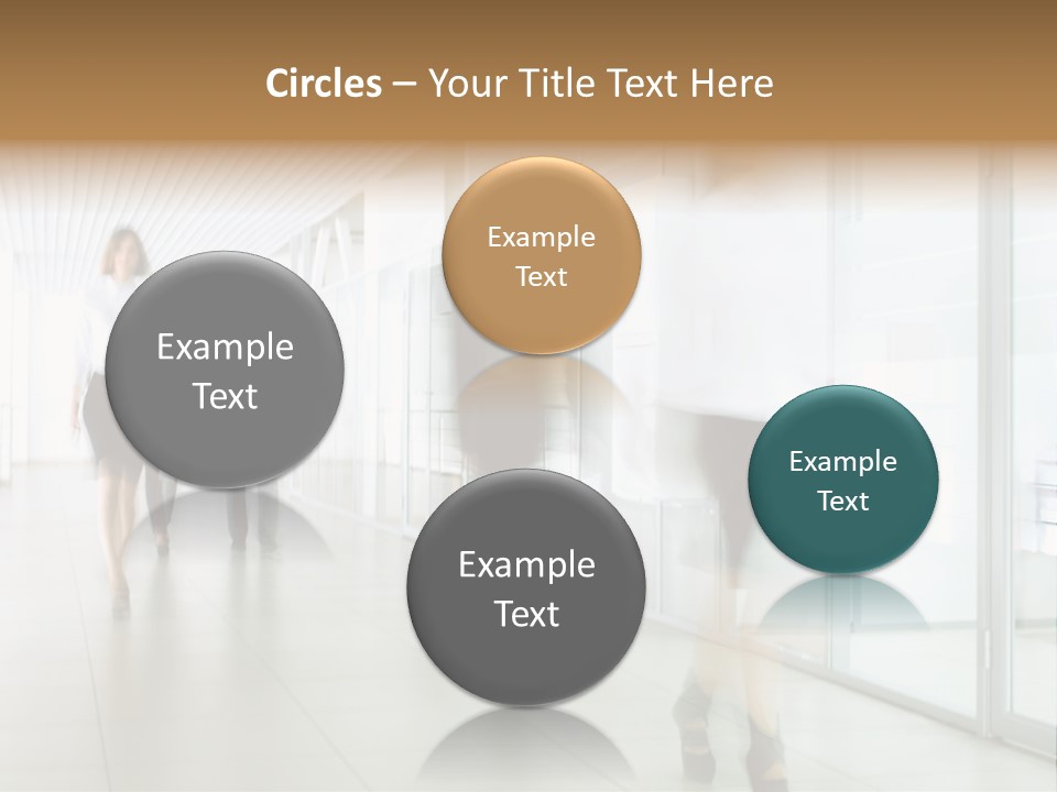 Blurred White  PowerPoint Template