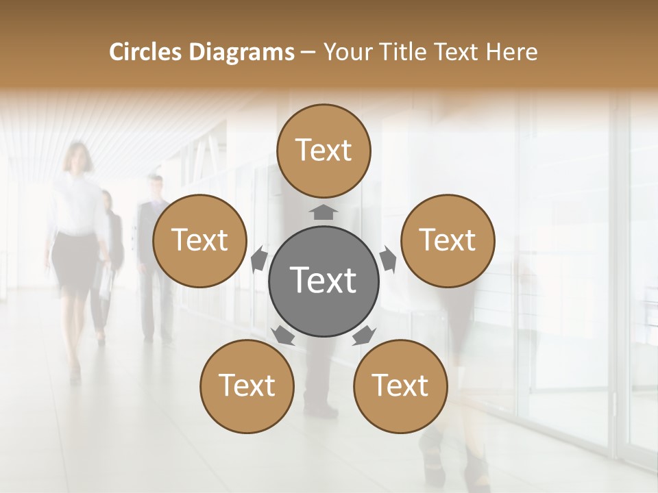 Blurred White  PowerPoint Template