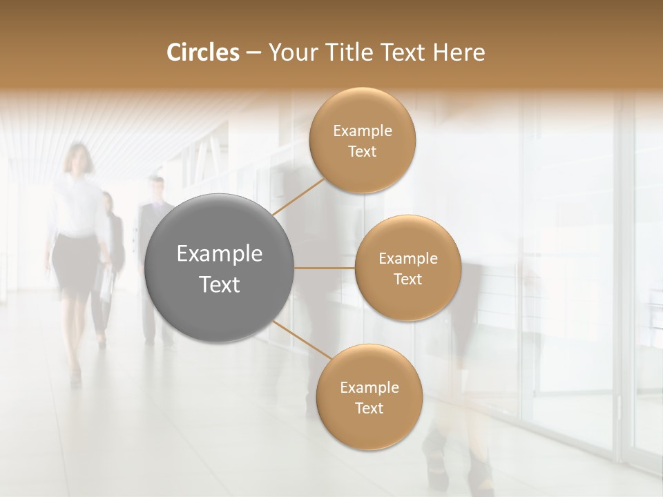 Blurred White  PowerPoint Template