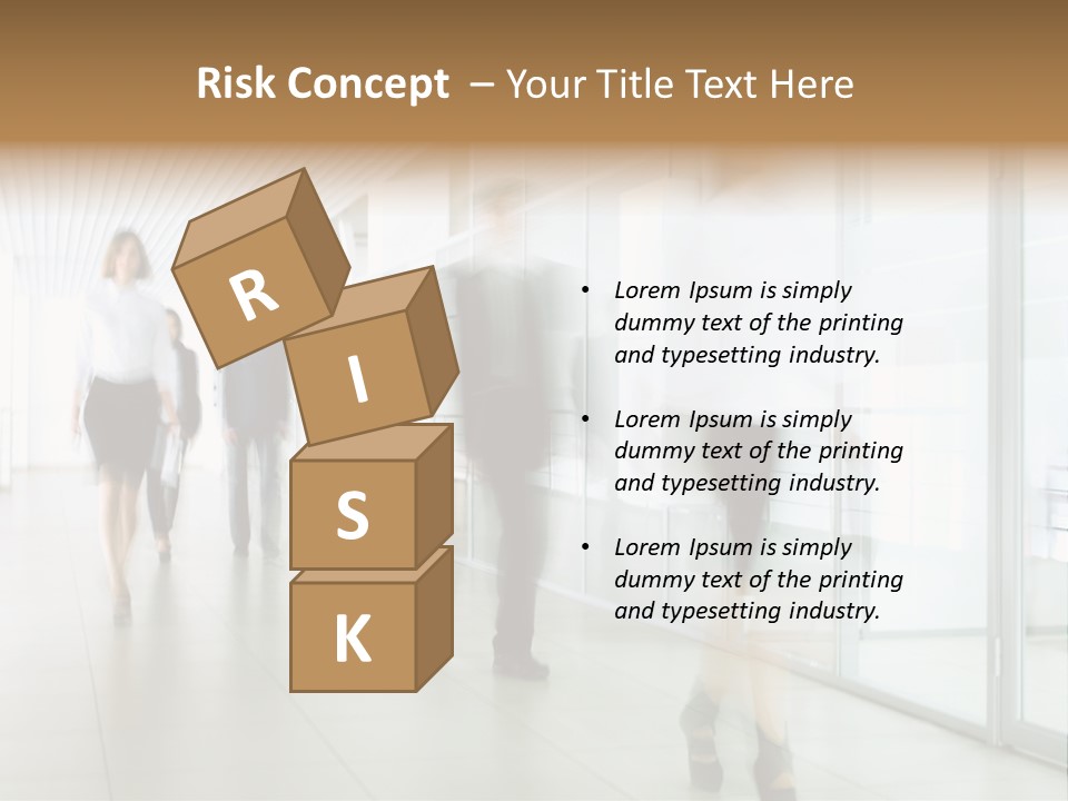 Blurred White  PowerPoint Template