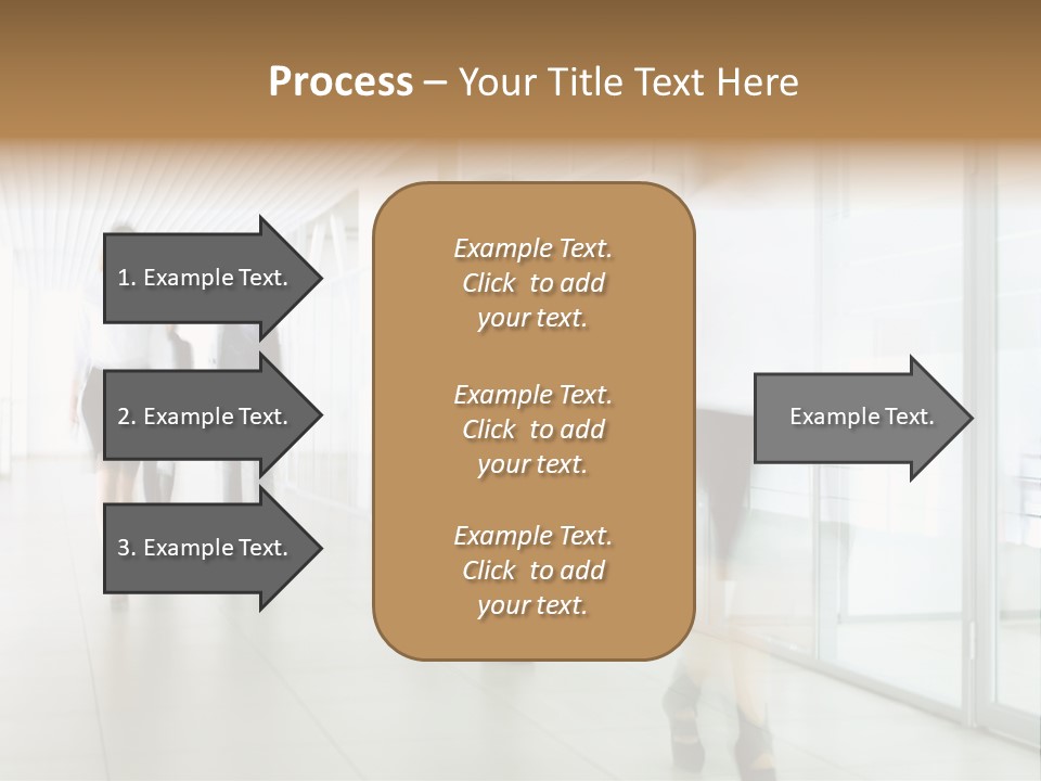 Blurred White  PowerPoint Template
