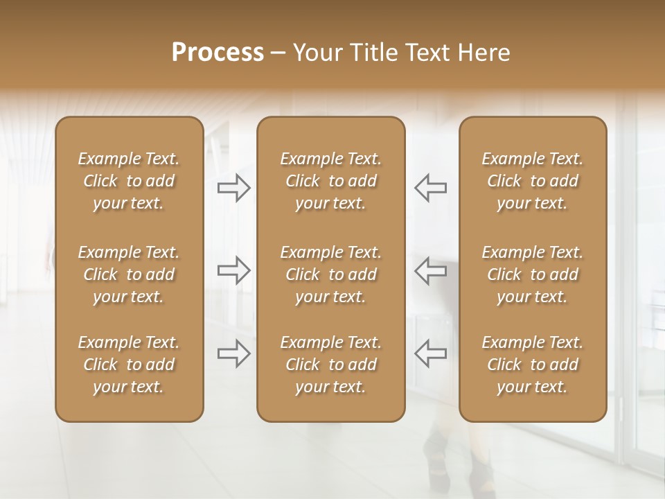 Blurred White  PowerPoint Template
