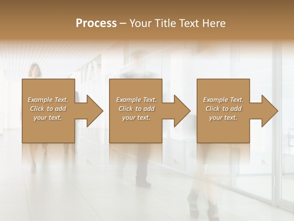 Blurred White  PowerPoint Template