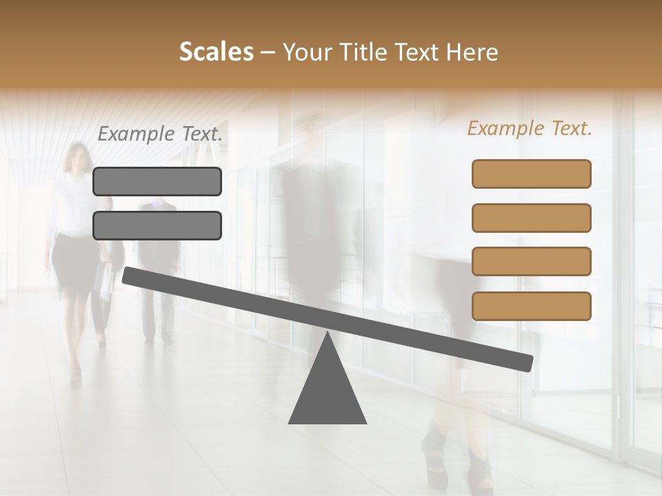 Blurred White  PowerPoint Template
