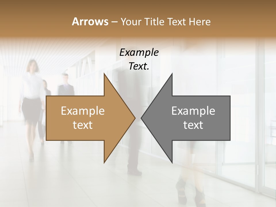 Blurred White  PowerPoint Template