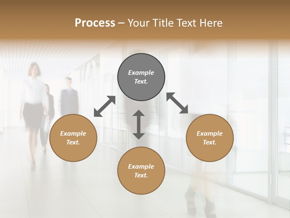 Blurred White  PowerPoint Template
