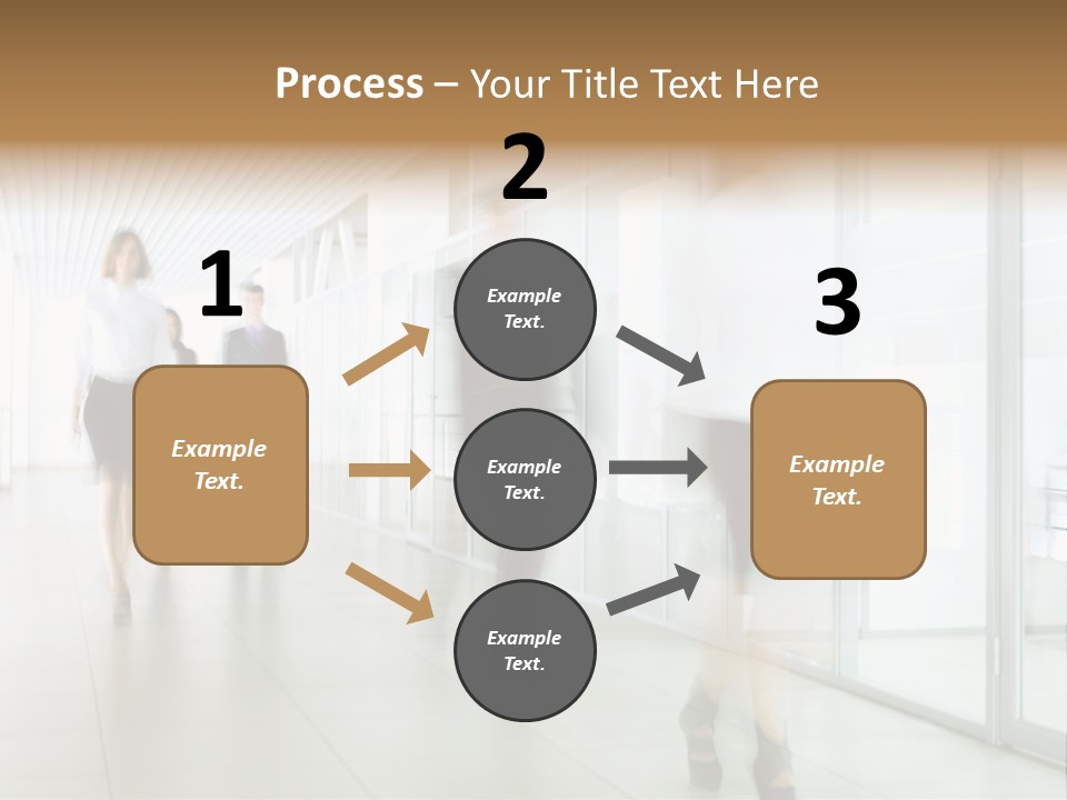 Blurred White  PowerPoint Template