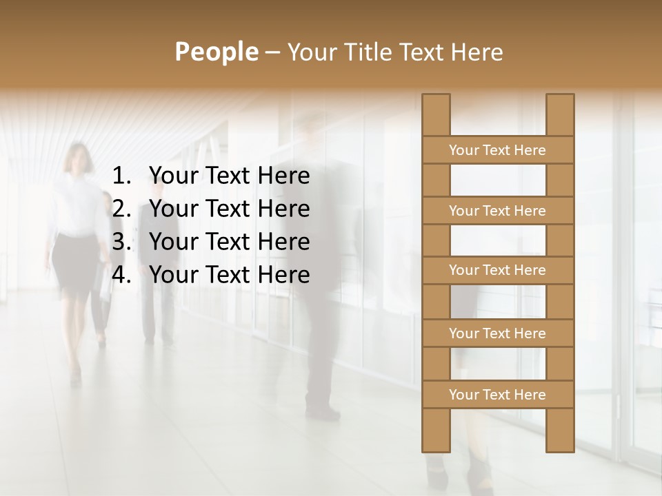 Blurred White  PowerPoint Template