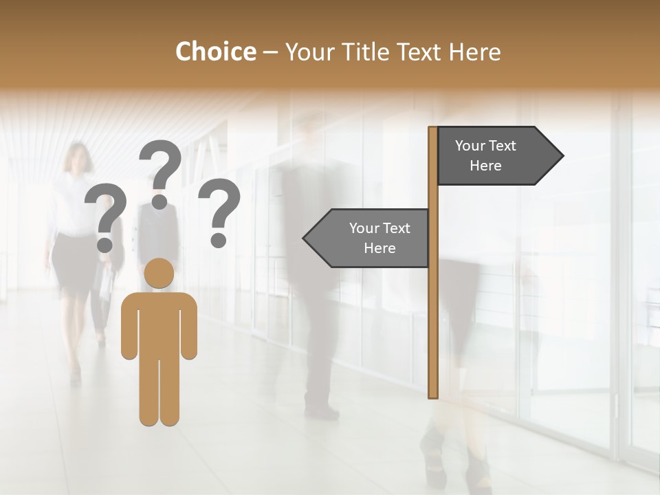 Blurred White  PowerPoint Template