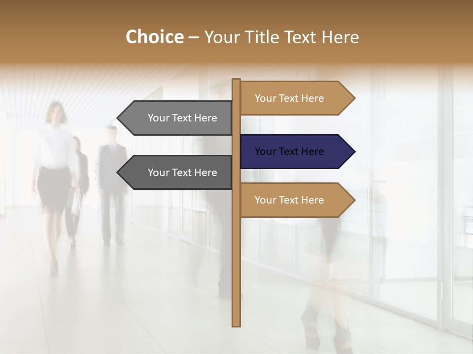 Blurred White  PowerPoint Template