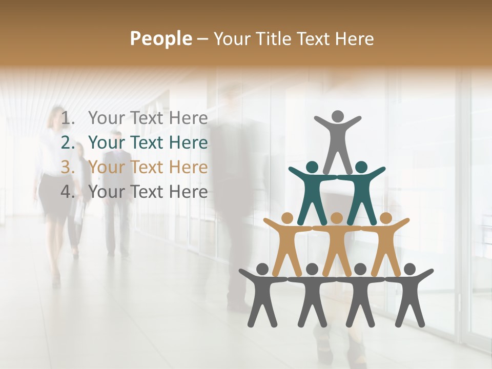 Blurred White  PowerPoint Template