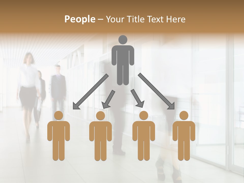 Blurred White  PowerPoint Template