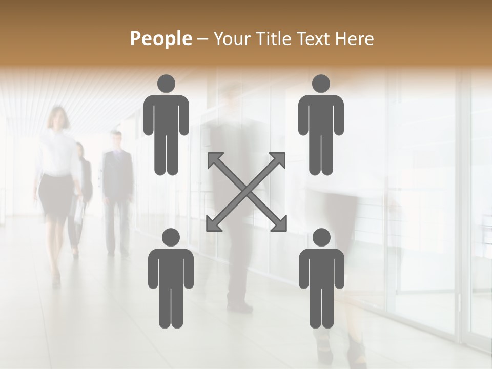 Blurred White  PowerPoint Template