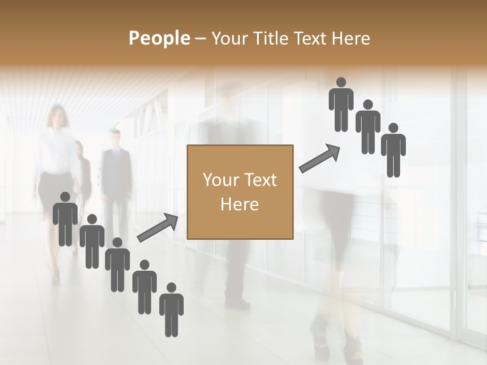 Blurred White  PowerPoint Template
