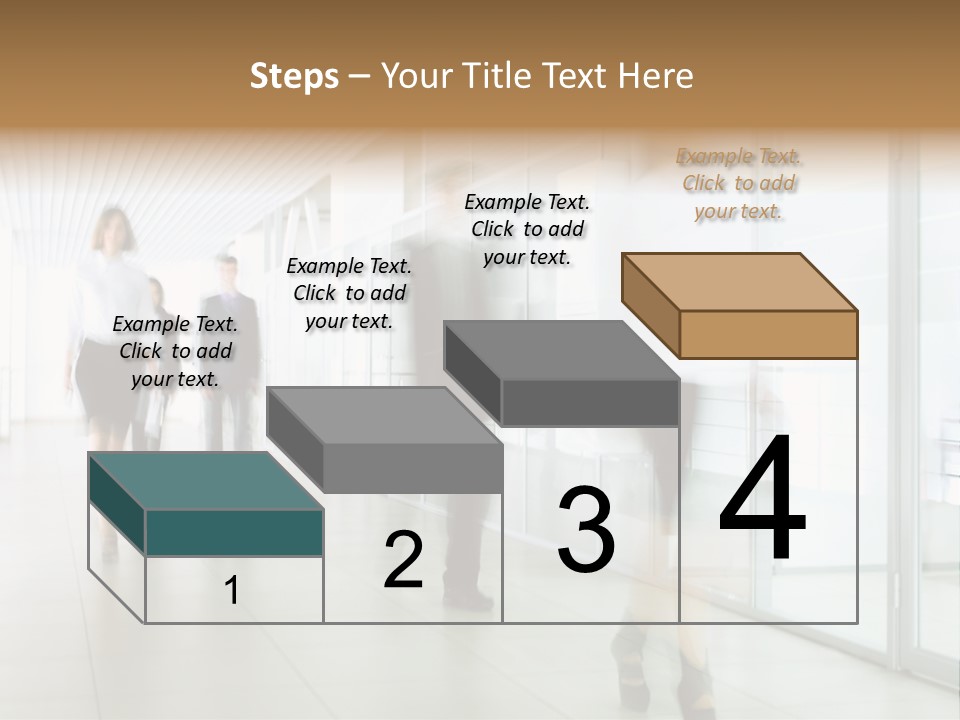 Blurred White  PowerPoint Template