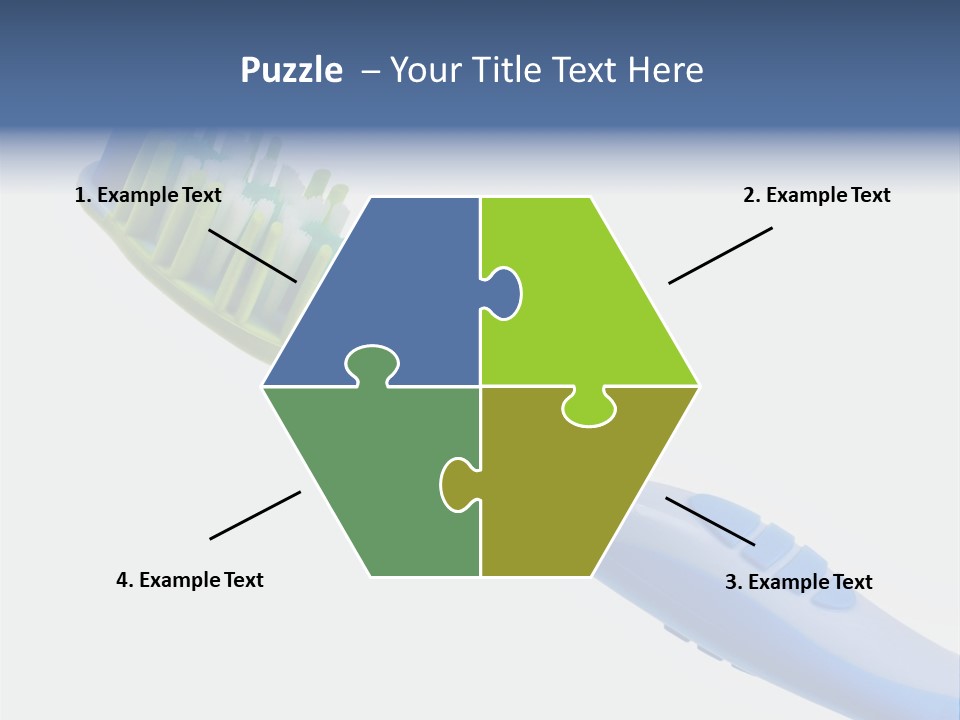 White Toothpaste Isolated PowerPoint Template