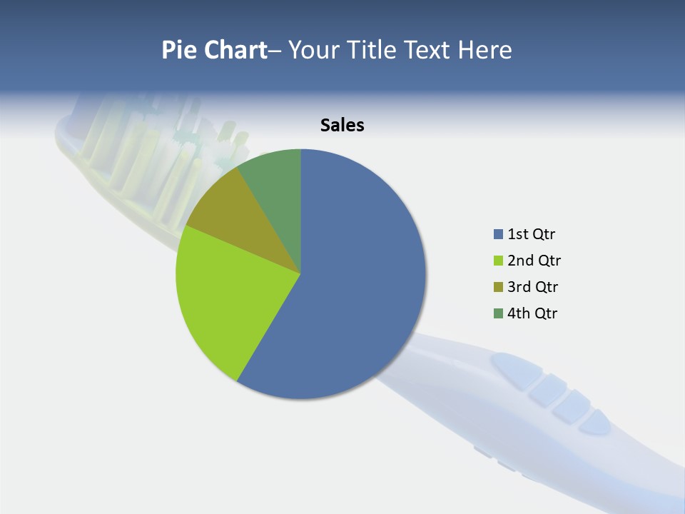 White Toothpaste Isolated PowerPoint Template