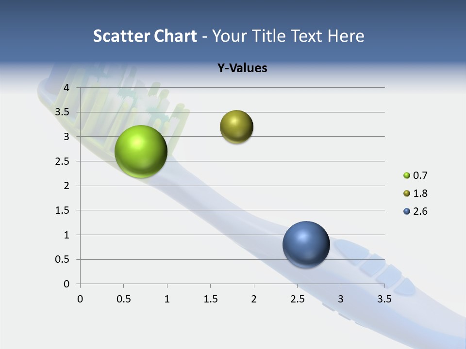 White Toothpaste Isolated PowerPoint Template