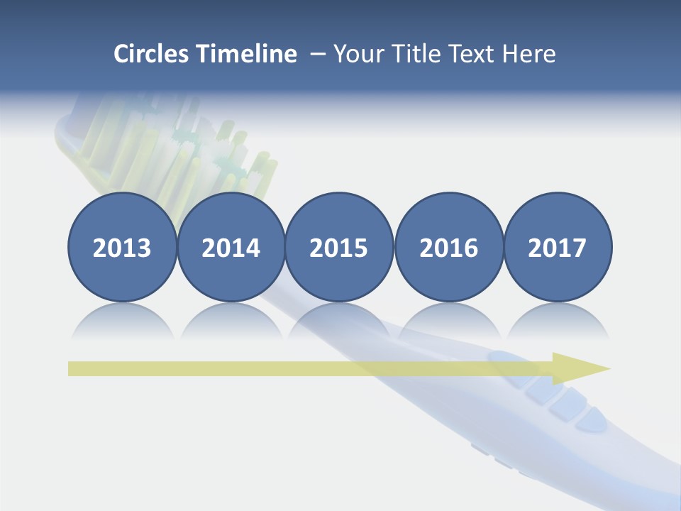 White Toothpaste Isolated PowerPoint Template