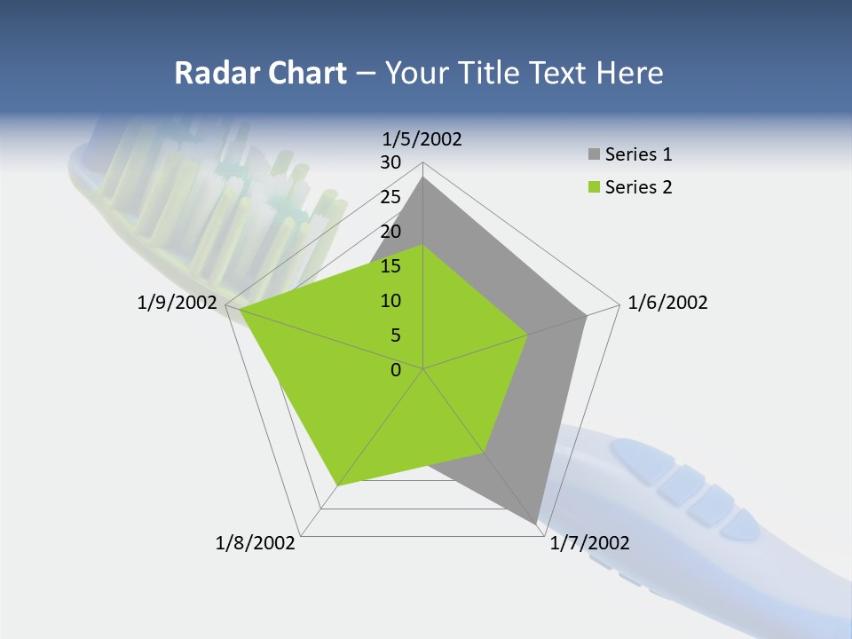 White Toothpaste Isolated PowerPoint Template