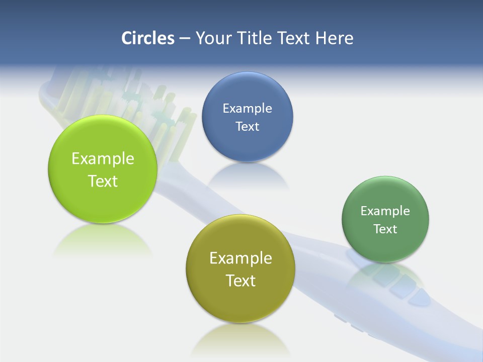 White Toothpaste Isolated PowerPoint Template