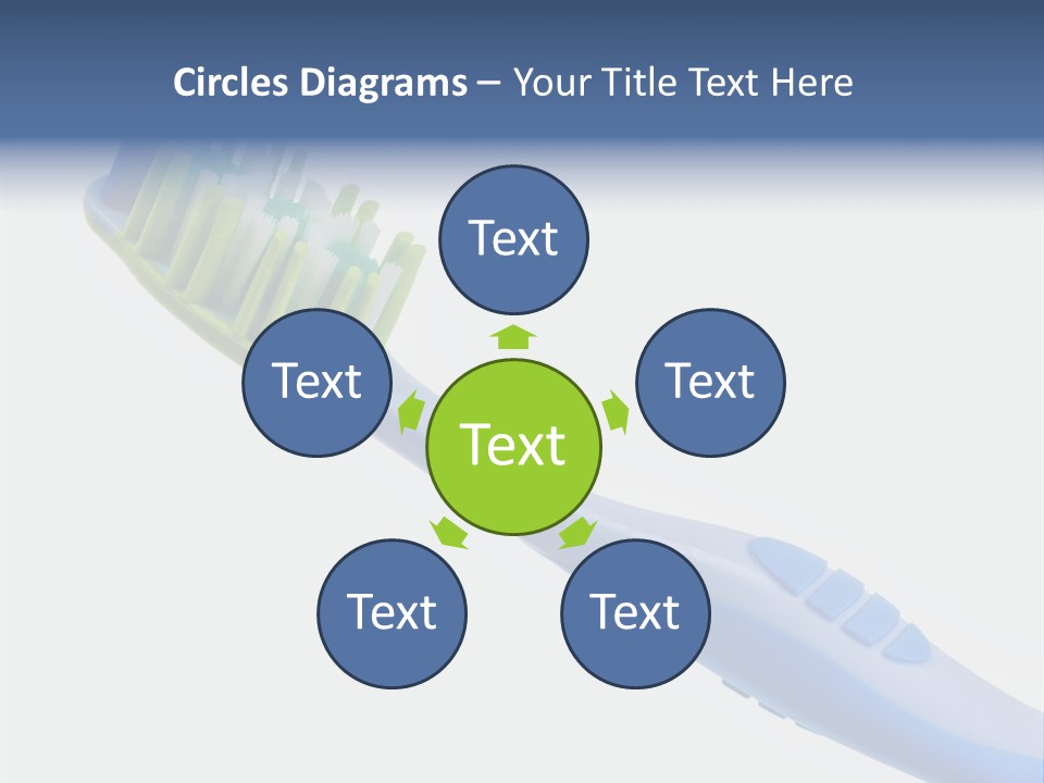 White Toothpaste Isolated PowerPoint Template