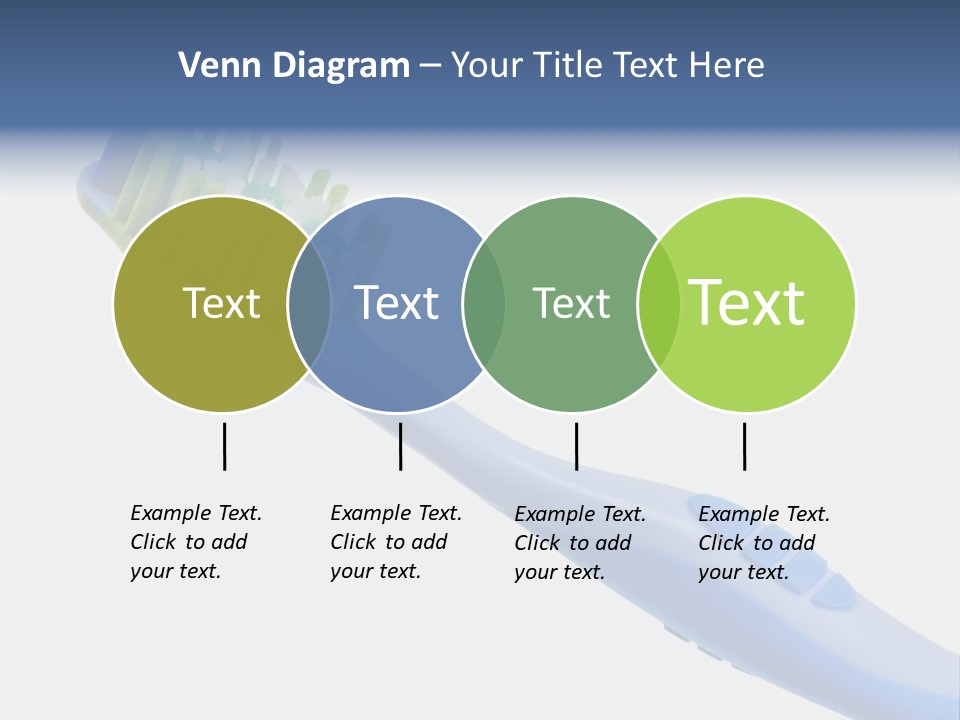 White Toothpaste Isolated PowerPoint Template