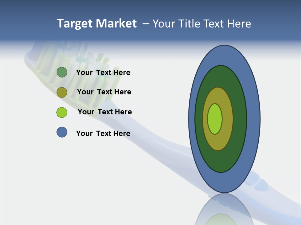 White Toothpaste Isolated PowerPoint Template