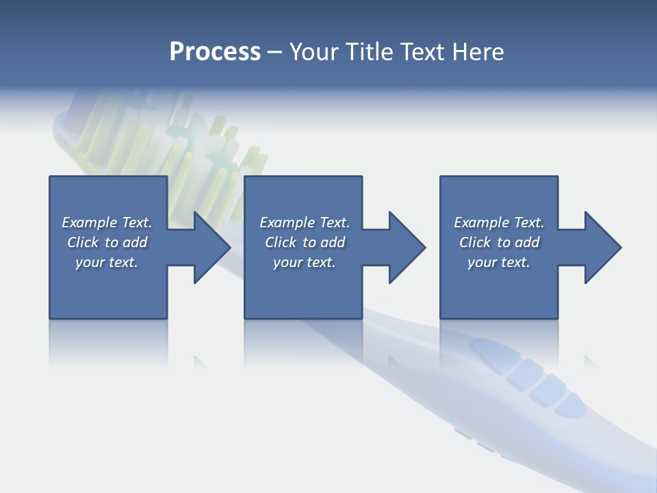 White Toothpaste Isolated PowerPoint Template