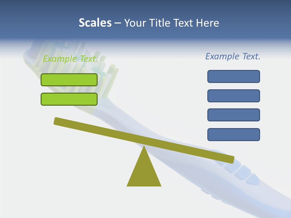 White Toothpaste Isolated PowerPoint Template