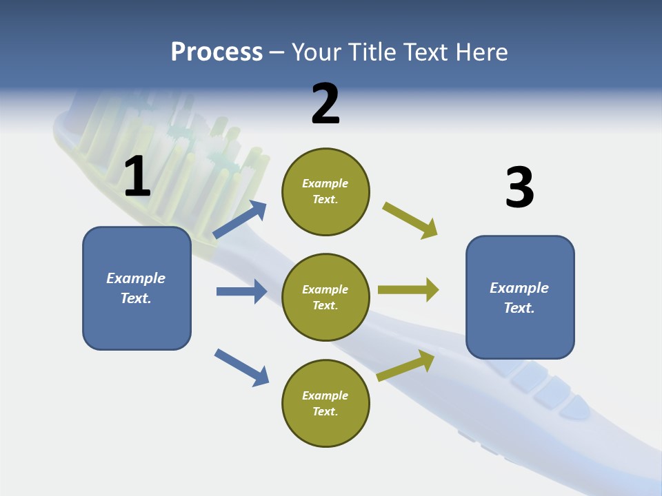 White Toothpaste Isolated PowerPoint Template
