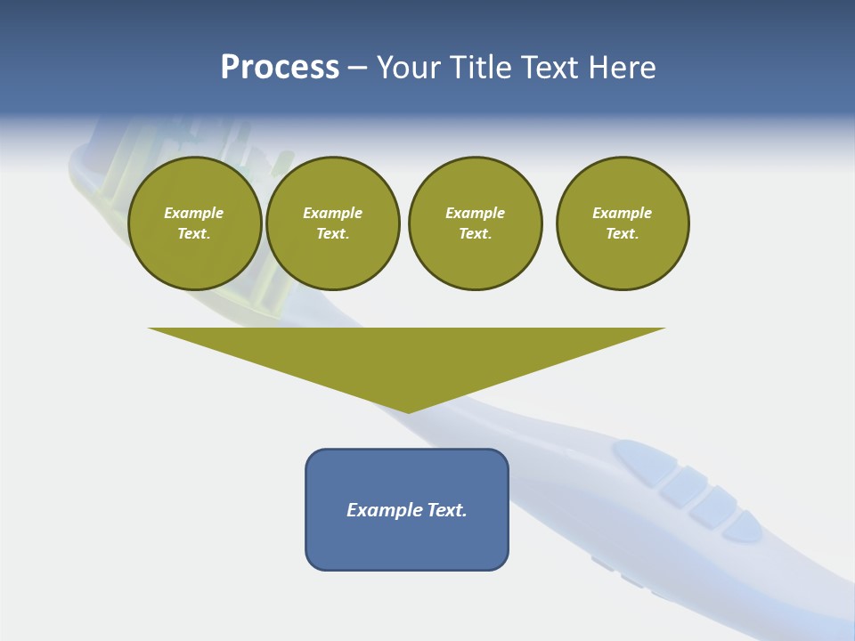 White Toothpaste Isolated PowerPoint Template